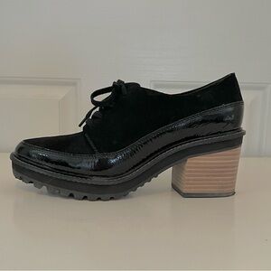 Kelsi Dagger Brooklyn Park Platform Heeled Oxford Black Size 10
